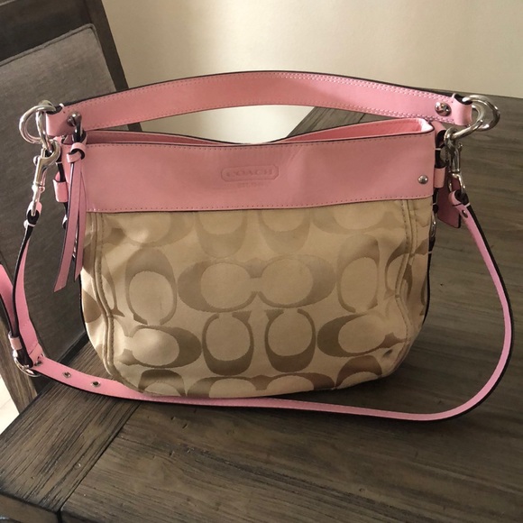 Coach Handbags - Coach Signature convertible Zoe Hobo handbag